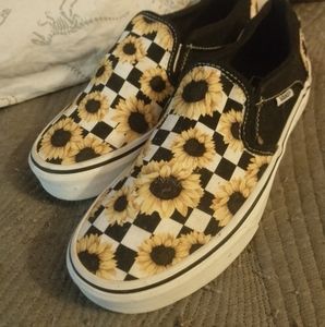 Vans sunflower checkers
